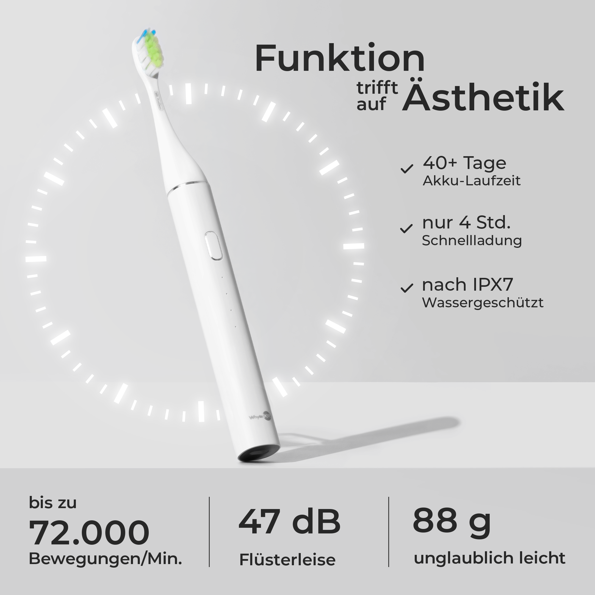 WhyteDOT® Schallzahnbürste CL