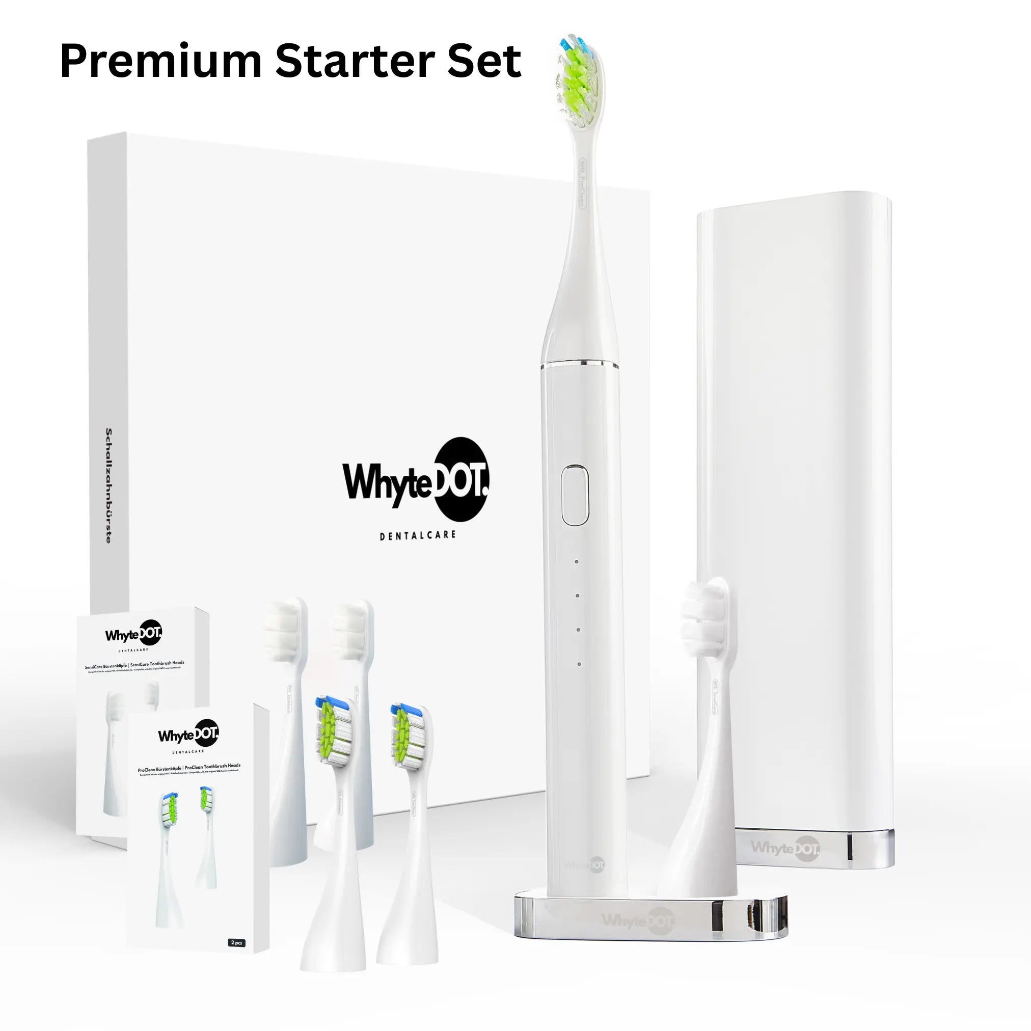 Elektrische Zahnbürste Schallzahnbürste für weißere Zähne von WhyteDOT