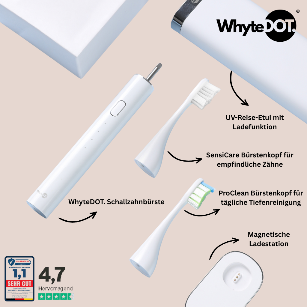 WhyteDOT. Sonic Toothbrush, Oyster White