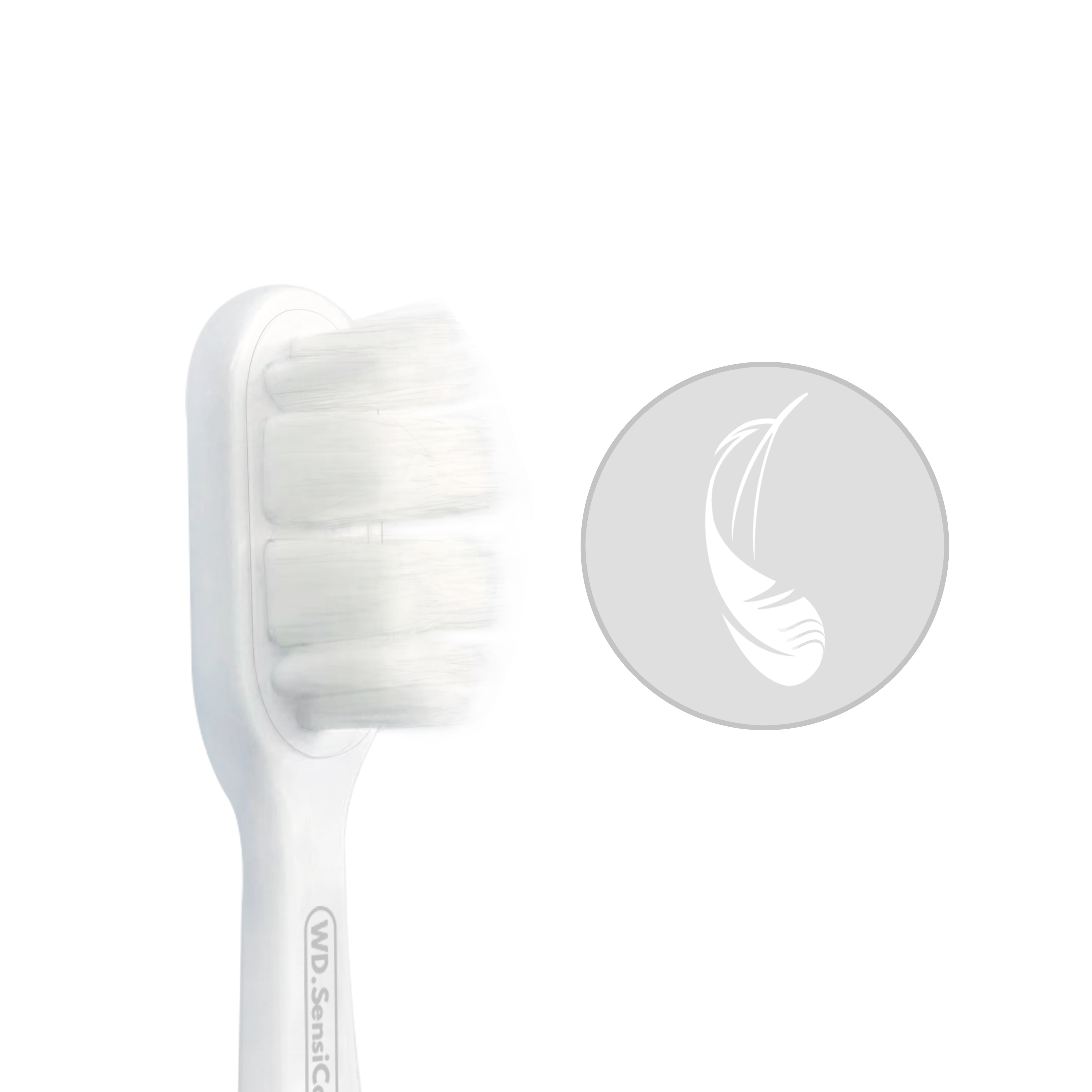 WhyteDOT. Bürstenkopf-Set SensiCare, Oyster White